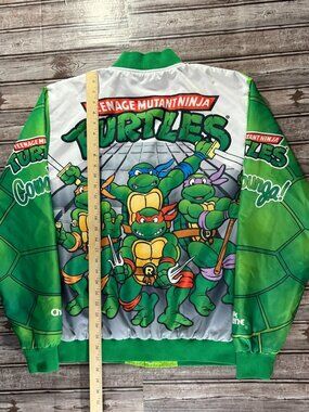 Chalk Line Nickelodeon Teenage Mutant Ninja Turtles satin Jacket size L